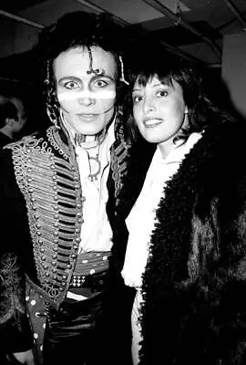 Adam Ant & Ronee Blakley Backstage At The Palladium 1981 OLD MUSIC PHOTO • £5.64