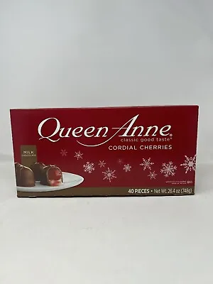 NEW Huge Queen Anne Milk Chocolate Covered Cordial Cherries 40 Pieces 2025 • $32.95