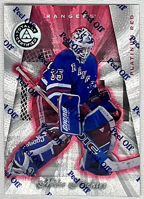 1997-98 Pinnacle Totally Certified Platinum Red ! Mike Richter • $5.05