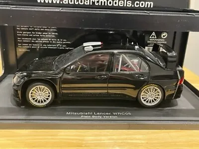 1/18 AUTOART #80528 Mitsubishi Lancer WRC05 Plain Body Version Rare Diecast NEW • $364.29