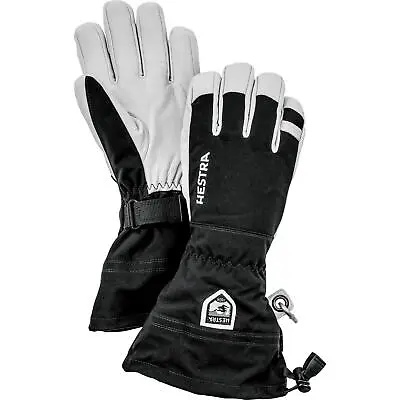 Hestra Heli Ski Army Leather Ski Gloves Black • £90