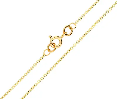 9ct Yellow Gold 16 Inch Belcher Chain - SOLID 9K GOLD • £22.95