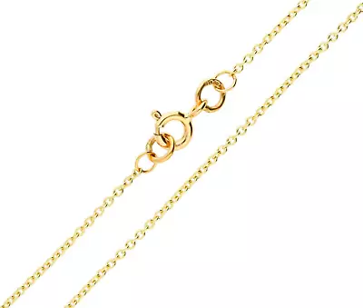 £23.95 • Buy 9ct Yellow Gold 18 Inch Trace Chain - SOLID 9K GOLD