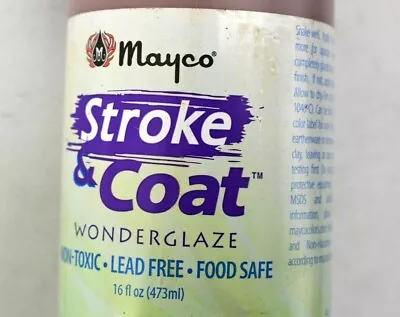 Mayco SC-14 Stroke & Coat Wonderglaze Java Bean 1 Pint Non Toxic Glaze • $23.12