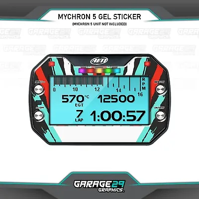 Formula K Style Mychron 5 Gel Lap Timer Sticker • $19.88