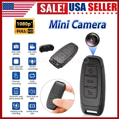 Mini 1080P Mini Hidden Camera Car Key Fob DVR Camera HD Voice Video Recorder US • $29.99