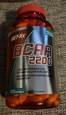 MET-Rx BCAA 2200 Amino Acid Supplement Muscle Recovery 180 Softgels  1/2025 • $24