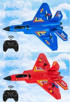 £35.99 • Buy RC Remote Control Airplane Foam Plane Model F22 Fighter Jet Aircraft