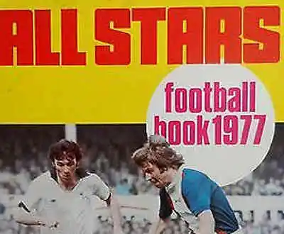 £3 • Buy All Stars Football Book Player Pictures 1977 - Various Multi Choice Teams
