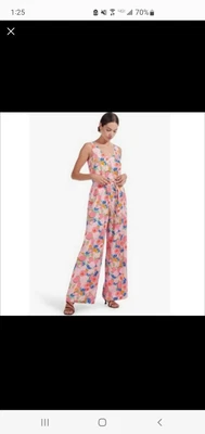 $195 • Buy Staud ‘Peach Blossom’ Jumpsuit, Sz 6
