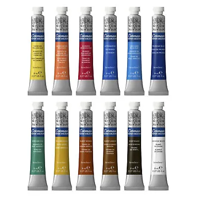 Winsor & Newton COTMAN Watercolour Paint 8ml - Full Range 48 Colours • £3.15