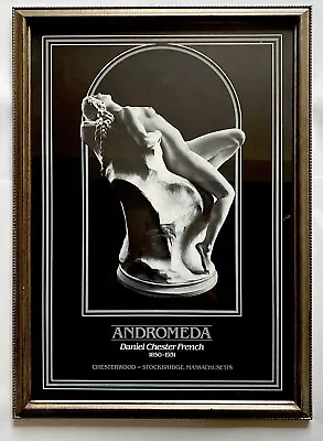 Vintage Daniel Chester French Sculpture Andromeda Exhibition Poster Chesterwood • $60