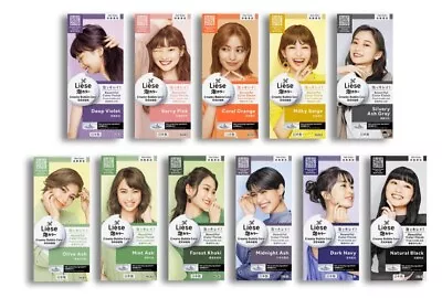 [LIESE] Prettia Kao DESIGN SERIES Foamy Creamy Bubble Hair Dye Color Dying Kit  • £15.63