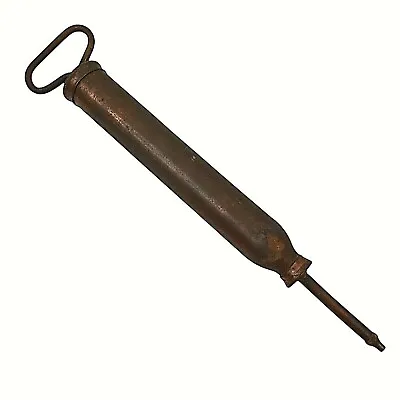 Vintage Manual Hand Air Pump Copper Brass 12.5  Long MC • $16.09