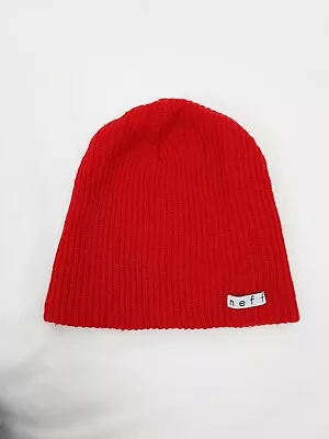 Neff Red Knit Beanie One Size  • £18.46