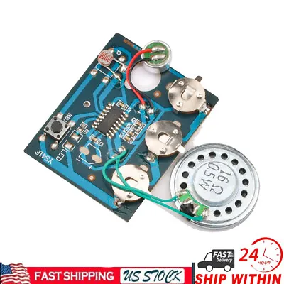 30s Greeting Card Recordable Voice Chip Music Box Sound Module Greeting DIY • $5.31