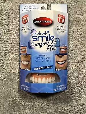 Instant Smile Comfort Fit Flex Teeth Top Cosmetic One Size Fits All NEW • $24.99