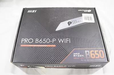 MSI PRO B650-P WIFI Motherboard | AM5 - AMD SATA 6Gb/s DDR5 Ryzen 7000 ATX • $89.95