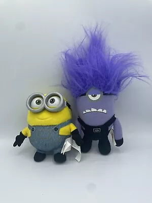 2 Small Minions Plush Despicable Me Stuffed Toys 7  • $10