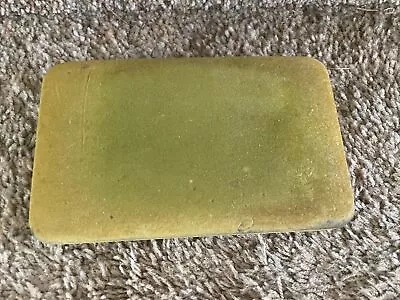 Vintage Danecraft Green Clam Shell Velvet Hinged Travel Jewelry Box Organizer • $19.95