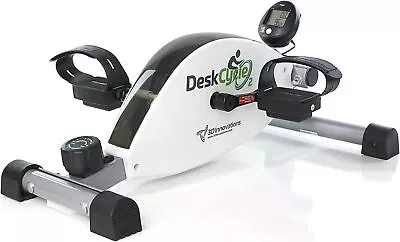 DeskCycle 2 Under Desk Exercise Bike Pedal Exerciser With Adjustable Leg - White • $107.81