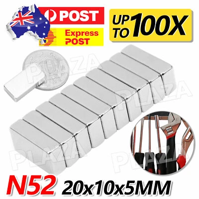 N52 Super Strong Magnets Block Rare Earth Cuboid Neodymium Super Strong Magnet • $9.95