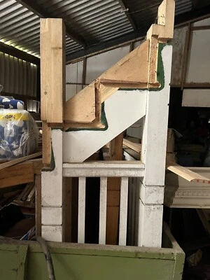 £350 • Buy Oak Stair Case Parts - Arts & Crafts Era -