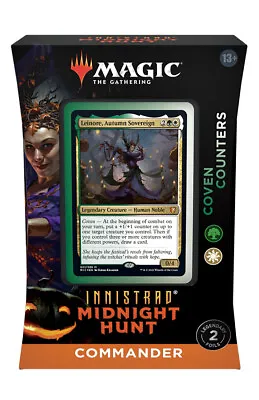 Coven Counters - Leinore Autumn Sovreign - Midnight Hunt Commander Deck • $49