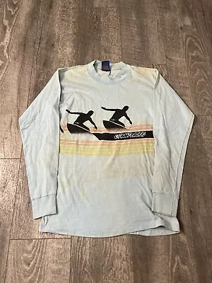 Vintage OP Shirt Mens Medium Ocean Pacific 1980s Surf California Wrap Print USA • $22