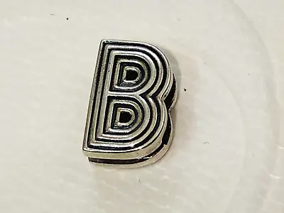 $29 • Buy Authentic Pandora Reflexions Letter Initial B Clip Charm 798198 AS NEW