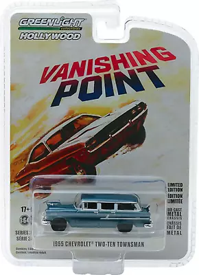 Greenlight 1/64 Vanishing Point 1955 Chevy Two-Ten Handyman Hollywood 24 44840A • $3.99