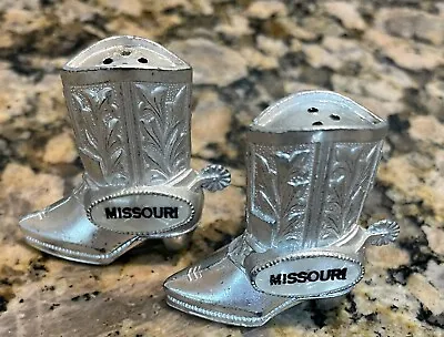Vintage Cowboy Boots Salt And Pepper Shakers Missouri • $11.99