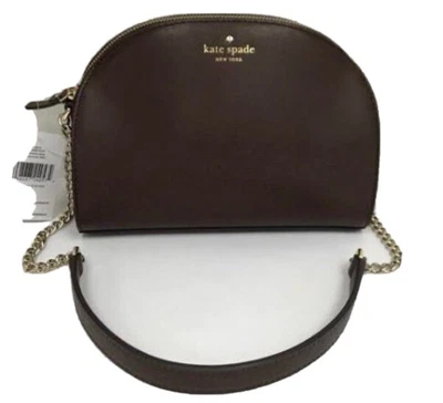 $99 • Buy Genuine NWT Kate Spade Karen Nichols Street Leather Shoulder Bag - Raw Cocoa