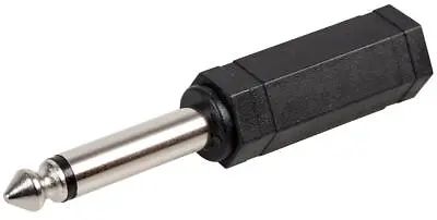 6.35mm  1/4 Inch STEREO To MONO Adapter Big Jack Plug Headphone Converter 6.3mm • £1.99