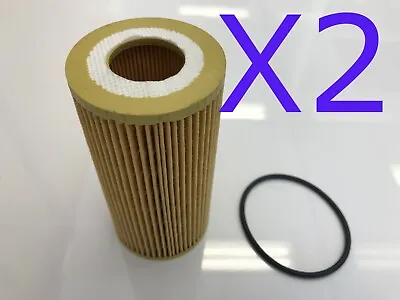 2X Oil Filter Fits R2652P R2633P VOLVO V50 5CYL 2.4L TD MW77 D5 D5244T 07-ON • $18