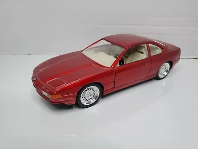 Sunnyside BMW 850i 1/24 Scale Diecast SS9403 Red USED • $14.53