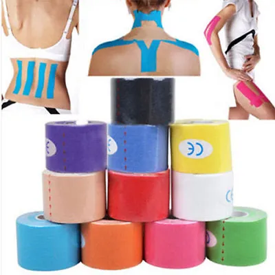 1 Roll 5cm*5m Kinesiology Tape KT Muscle Strain Injury Support Physio Sports • $7.89