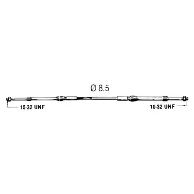 Uflex C8 Universal Control Cable | 18' | C8X18 • $44.99