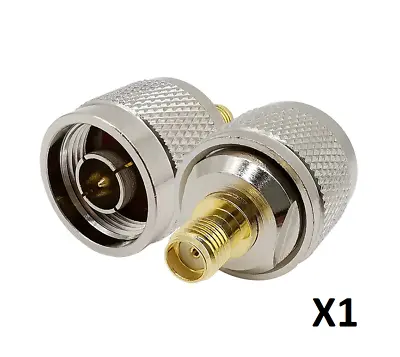 £3.45 • Buy N Type Male Plug To SMA Female Socket RF Adaptor Converter X 1