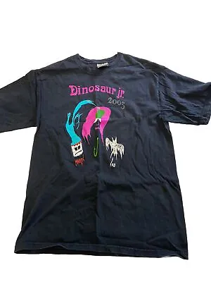 Mens HANES Black Vintage 2005 Dinosaur Jr. Tour Band T Shirt Sz M • $224.99