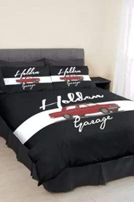 Holden Garage Logo Design Quilt Doona Cover - King Size • $79.20