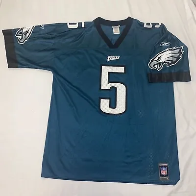 Vintage Reebok Donovan McNabb Philadelphia Eagles NFL Football Jersey Size 52 XL • $19.97