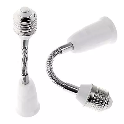 Light Bulb Socket Extender Adapter Flexible Extension Adjustable Converter 2Pack • $12.90