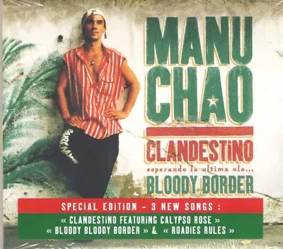 Manu Chao – Clandestino / Bloody Border - CD 2019 - Special Edition - New Sealed • $8.78