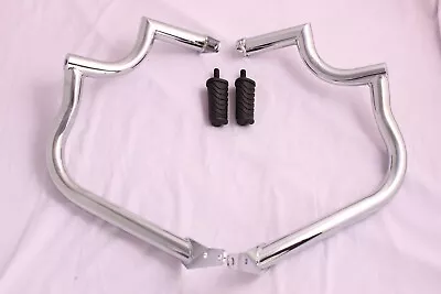 BAGGER Big Bar Engine Guard Highway Crash Bar 4 Yamaha V-Star Vstar 1100 CLASSIC • $157.50