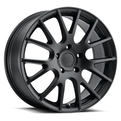 2 New 17X7.5 38 5X112 MB Wheels Crux Black Wheels/Rims 17 Inch 66914 • $276