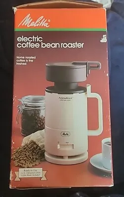 Melitta CBR-10 Electric Coffee Bean Roaster AromaRoast New In Original Open  Box • $30