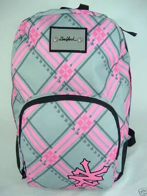 Women's Girls Zoo York Gray/pink School Backpack Day Bag New $45 • $59