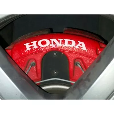 Set Of 4x Curved HONDA Brake Caliper Decal Stickers Hi-Temp - 6 Diff Colors! • $7.89