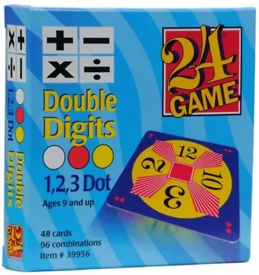 NEW 24 Game Cards Original Double Digits Ages 9+ Math Game • $14.95